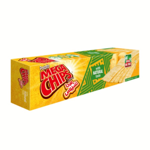 Mega Chips Πατατάκια Naturals With Salt 50g