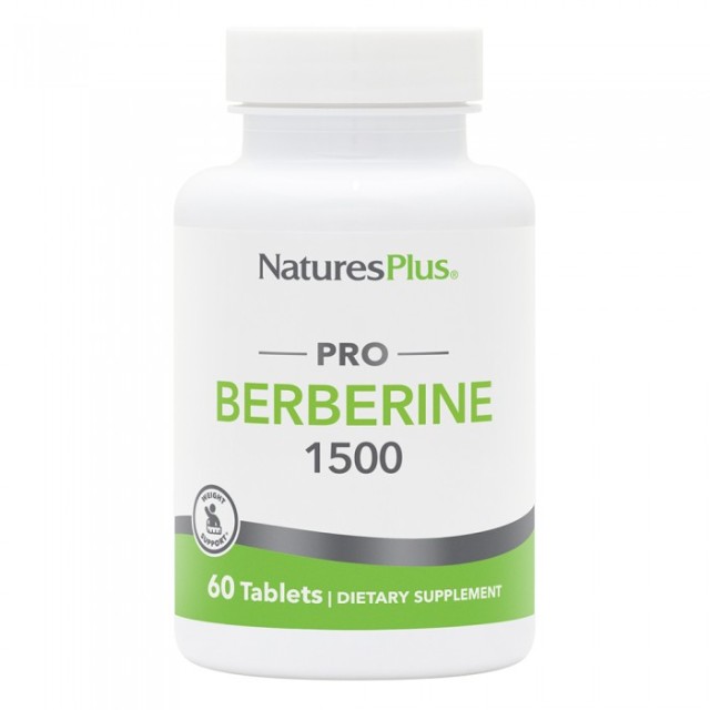 Natures Plus PRΟ Berberine 1500mg Βερβερίνη για τα Υγιή Επίπεδα Σακχάρ …