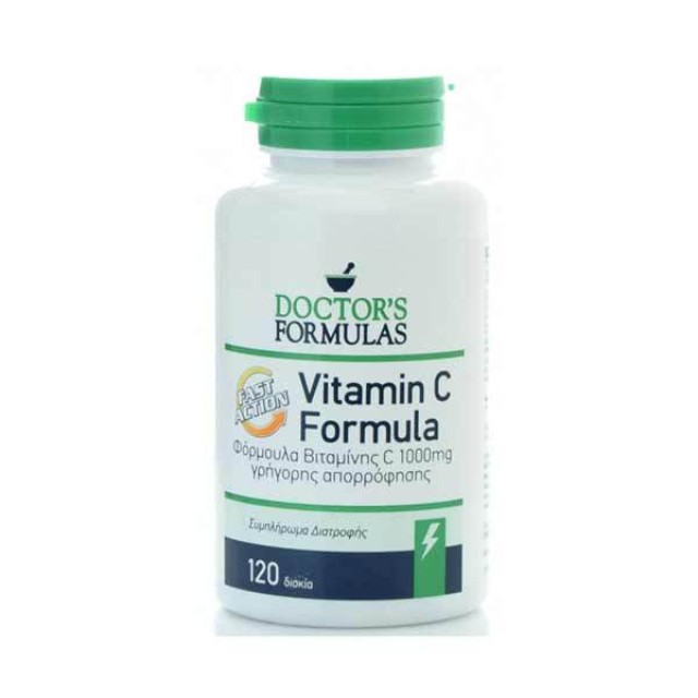Doctors Formulas Vitamin C 1000mg Συμπλήρωμα Διατροφής για το Ανοσοποι …
