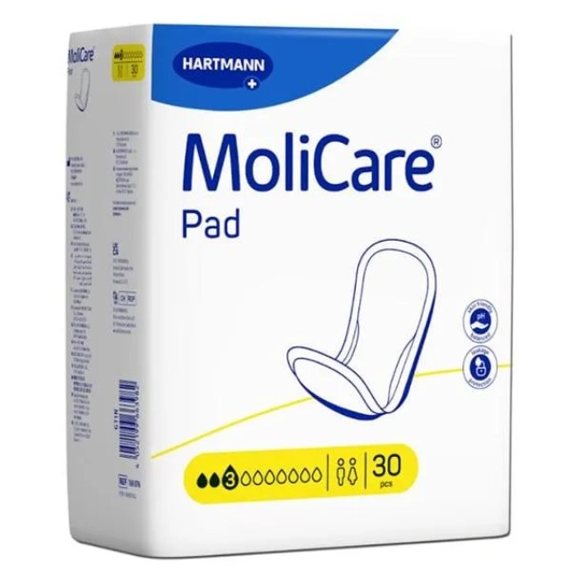 Hartmann MoliCare Pad Σερβιέτες Ακράτειας, 30τεμ