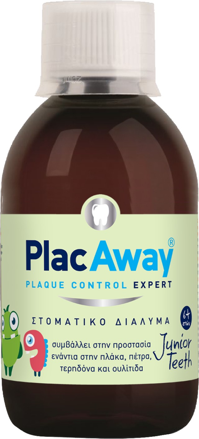 Plac Away Junior Παιδικό Στοματικό Διάλυμα  με Γεύση Πορτοκάλι για Παι …