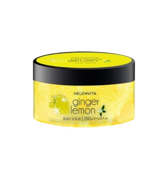 Helenvita Body Scrub Ginger Lemon Scrub Σώματος με Άρωμα Λεμονιού & Τζ &hellip;