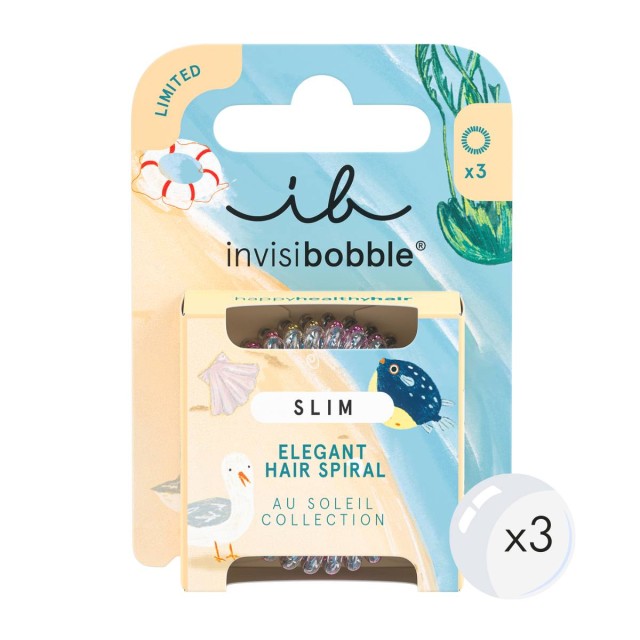 Invisibobble Slim Au Soleil Vibrant Vacation Λαστιχάκια Μαλλιών 3 Τεμά … Invisibobble Slim Au Soleil Vibrant Vacation Λαστιχάκια Μαλλιών 3 Τεμά …