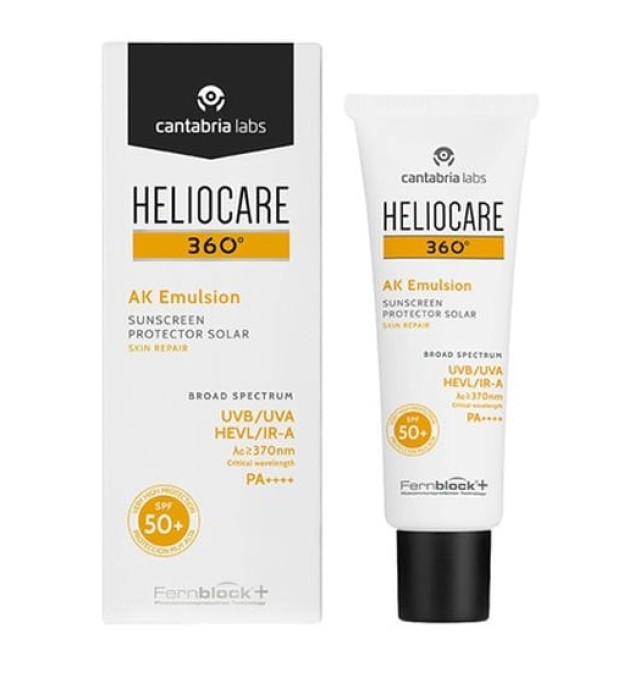 HelioCare 360° AK Emulsion SPF50+ Αντηλιακό Γαλάκτωμα Προσώπου με Επαν …