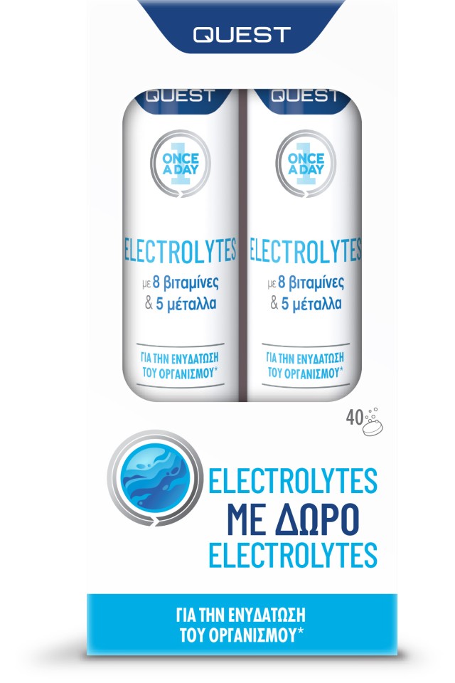 Quest PROMO Electrolytes Αναπλήρωση των Ηλεκτρολυτών & Ενυδάτωση του Ο &hellip;