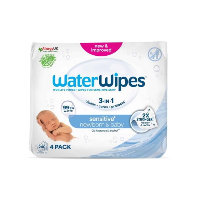 WaterWipes Bio Sensitive + Newborn & Baby Μωρομάντηλα με 99,9% Νερό … WaterWipes Bio Sensitive + Newborn & Baby Μωρομάντηλα με 99,9% Νερό …