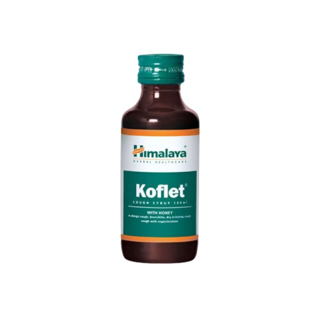 Himalaya Koflet Syrup Αποχρεμπτικό Σιρόπι για τον Βήχα 100ml