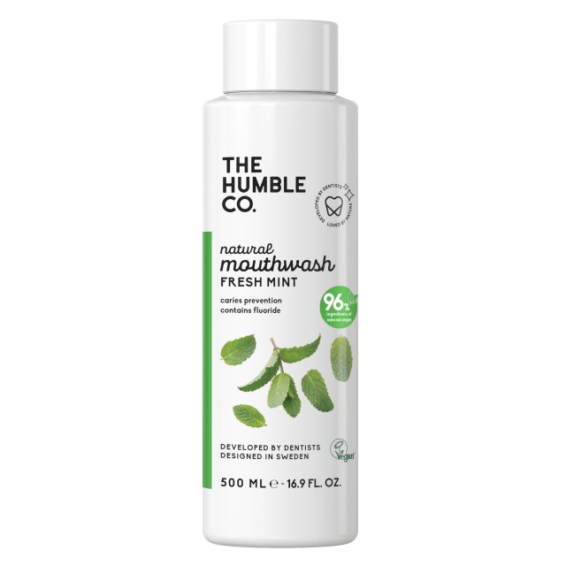 The Humble Co. Natural Mouthwash Fresh Mint Φυσικό Στοματικό Διάλυμα μ …