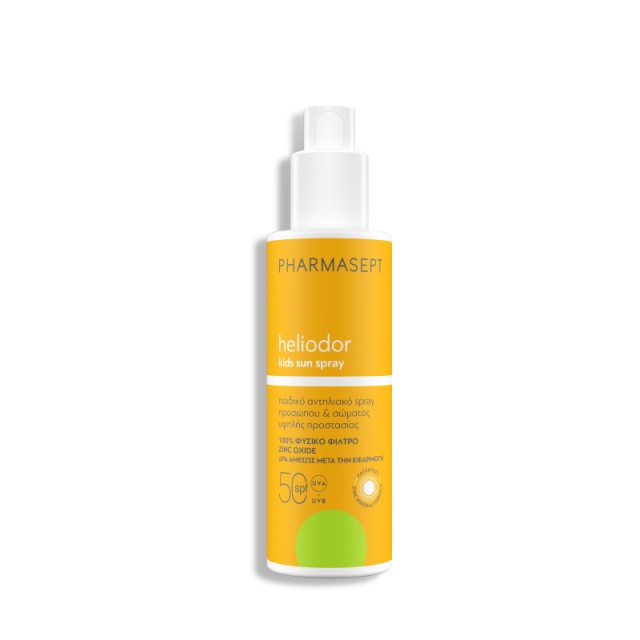 Pharmasept Heliodor Kids Sun Spray SPF50 με Φυσικό Αντηλιακό Φίλτρο Αδ … Pharmasept Heliodor Kids Sun Spray SPF50 με Φυσικό Αντηλιακό Φίλτρο Αδ …