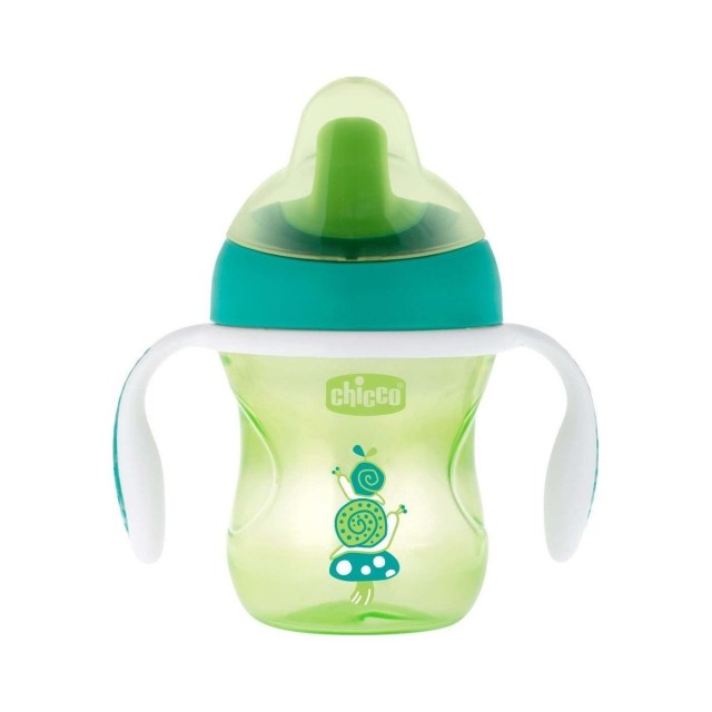 Chicco Training Cup Εκπαιδευτικό Κύπελλο για 6m+ με Λαβές Πράσινο - Πο …