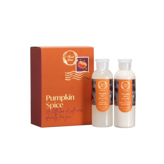 Fresh Line Xmas PROMO Pumpkin Spice Αφρόλουτρο 200ml & Γαλάκτωμα … Fresh Line Xmas PROMO Pumpkin Spice Αφρόλουτρο 200ml & Γαλάκτωμα …