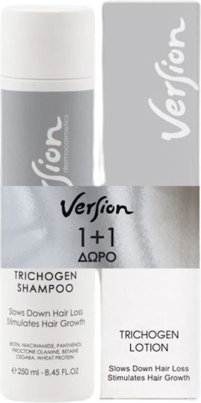 Version PROMO Trichogen Shampoo Δυναμωτικό Σαμπουάν Κατά της Τριχόπτωσ … Version PROMO Trichogen Shampoo Δυναμωτικό Σαμπουάν Κατά της Τριχόπτωσ …