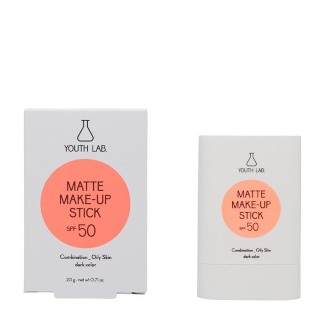 Youth Lab Matte Make up Stick SPF50 Dark Ματ Αντηλιακό Make up Stick γ … Youth Lab Matte Make up Stick SPF50 Dark Ματ Αντηλιακό Make up Stick γ …
