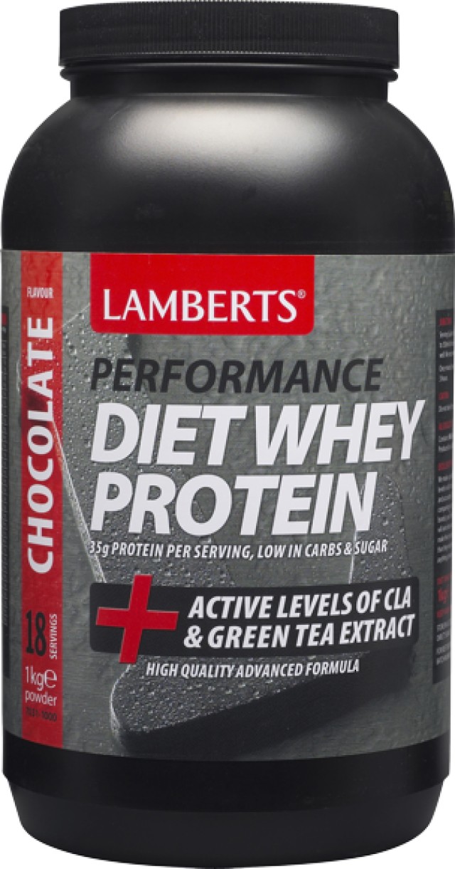 Lamberts Performance Diet Whey Protein Chocolate Πρωτεΐνη Ορού Γάλακτος με Γεύση Σοκολάτα 1kg