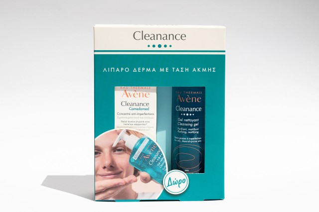 Avène PROMO Cleanance Comedomed Φροντίδα για το Λιπαρό Δέρμα με Ατέλειες & Δέρμα με Τάση Ακμής 30ml - ΔΩΡΟ Cleanance Gel Καθαρισμού για το Λιπαρό Δέρμα 100ml