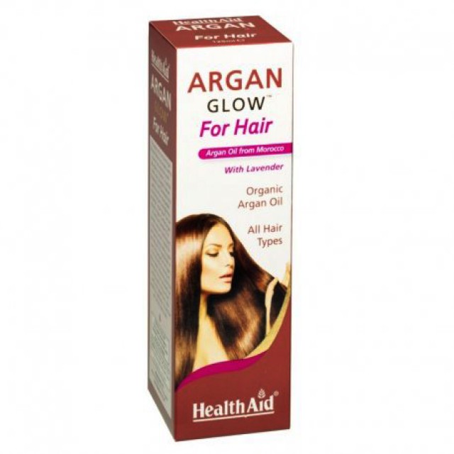 Health Aid Argan Glow for Hair 125ML Οργανικό Έλαιο Αργκάν