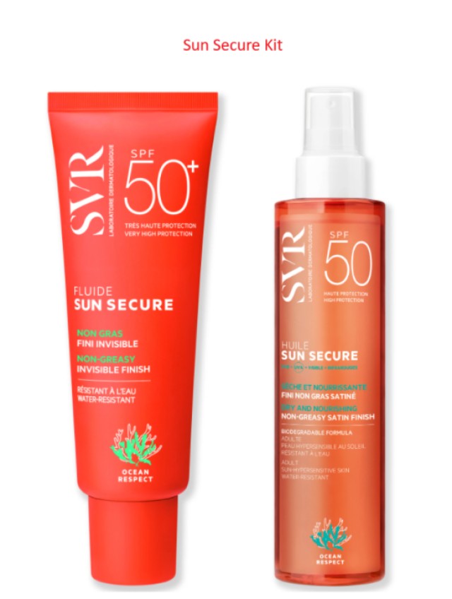 SVR Bundle Sun Secure Fluide SPF50+ Αντηλιακή Λεπτόρρευστη Κρέμα Προσώ …