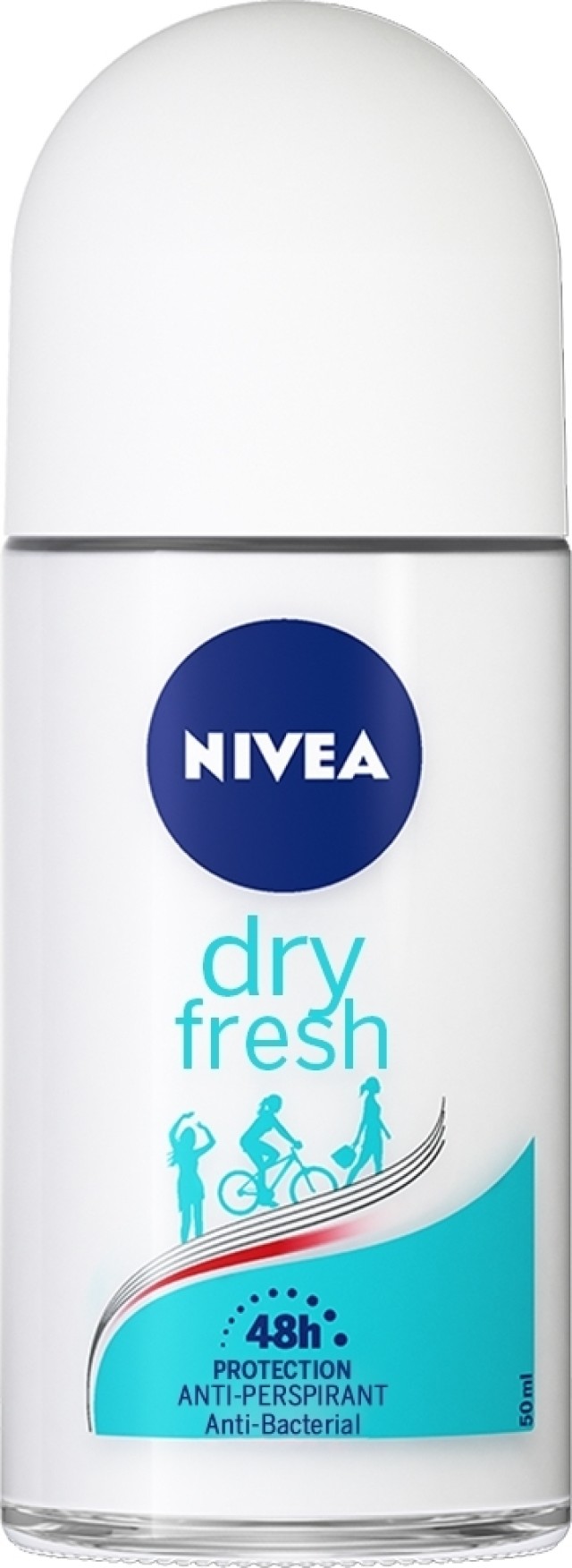 Nivea Dry Fresh Deodorant Anti Persipirant Γυναικείο Αποσμητικό Roll-on 48ωρης Προστασίας 50ml