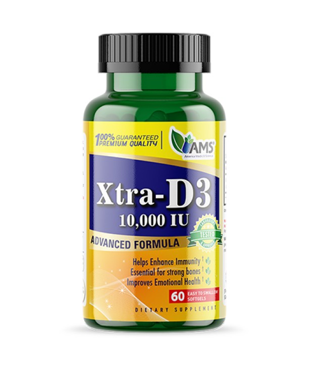 AMS Xtra D3 10.000IU Συμπλήρωμα Διατροφής για την Ενίσχυση του … AMS Xtra D3 10.000IU Συμπλήρωμα Διατροφής για την Ενίσχυση του …