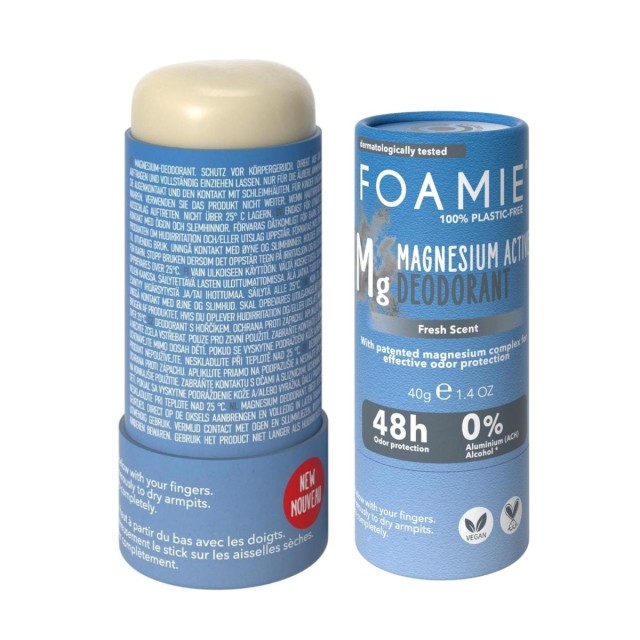 Foamie Solid Deodorant Mg Fresh Scent Στερεό Αποσμητικό Στικ με 48ωρη … Foamie Solid Deodorant Mg Fresh Scent Στερεό Αποσμητικό Στικ με 48ωρη …