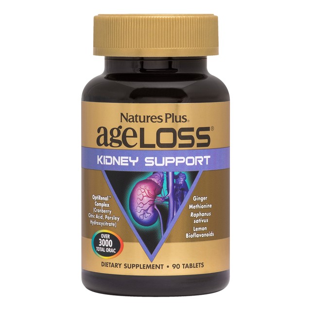 Natures Plus Ageloss Kidney Support Συμπλήρωμα Διατροφής για την Καλή …