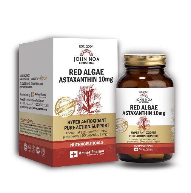 John Noa Liposomal Red Algae Astaxanthin 10mg Αντιοξειδωτικό Κατά του &hellip;