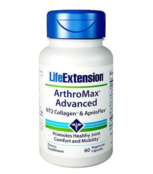 Life Extension ArthroMax Advanced NT2 Collagen - ApresFlex Συμπλήρωμα Διατροφής Για Τα Οστά 60 Κάψουλες