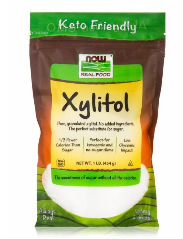 Now Foods Xylitol Φυσικό Γλυκαντικό Ξυλιτόλης 454gr