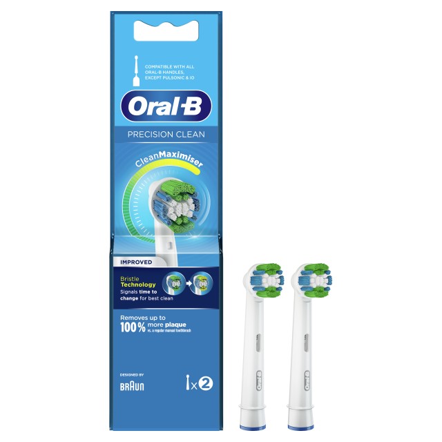 Oral B Precision Clean Ανταλλακτικές Κεφαλές Ηλεκτρικής Οδοντόβουρτσας …