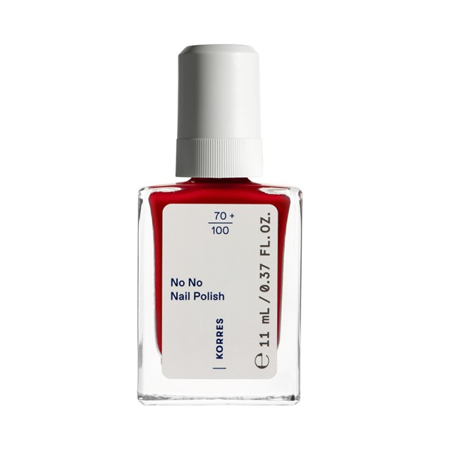 Korres No No Nail Polish 51 True Red Βερνίκι Νυχιών 11ml