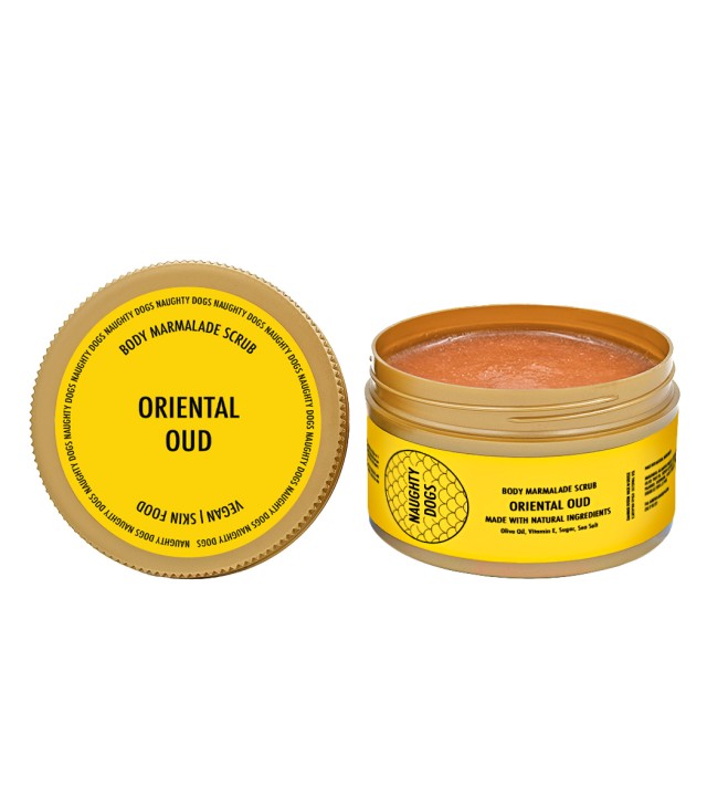 Naughty Dogs Body Scrub Marmalade Pink Shimmer Oriental Oud Απολεπιστι &hellip;