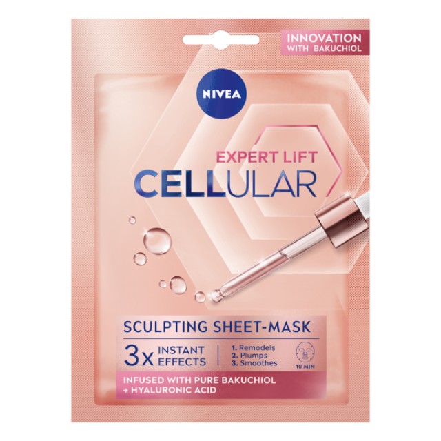 Nivea Cellular Expert Lift Sheet Mask Αντιρυτιδική Υφασμάτινη Μάσκα &hellip;