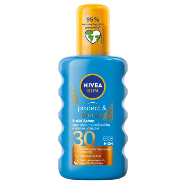 Nivea Sun Protect & Bronze SPF30 Spray Αντηλιακό Γαλάκτωμα &hellip;