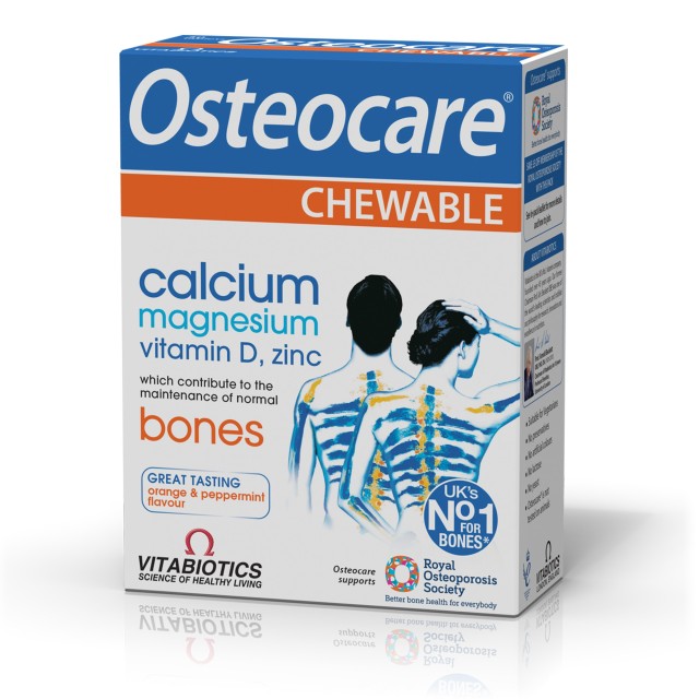 Vitabiotics Osteocare Chewable για την Διατήρηση της Υγείας των &hellip;