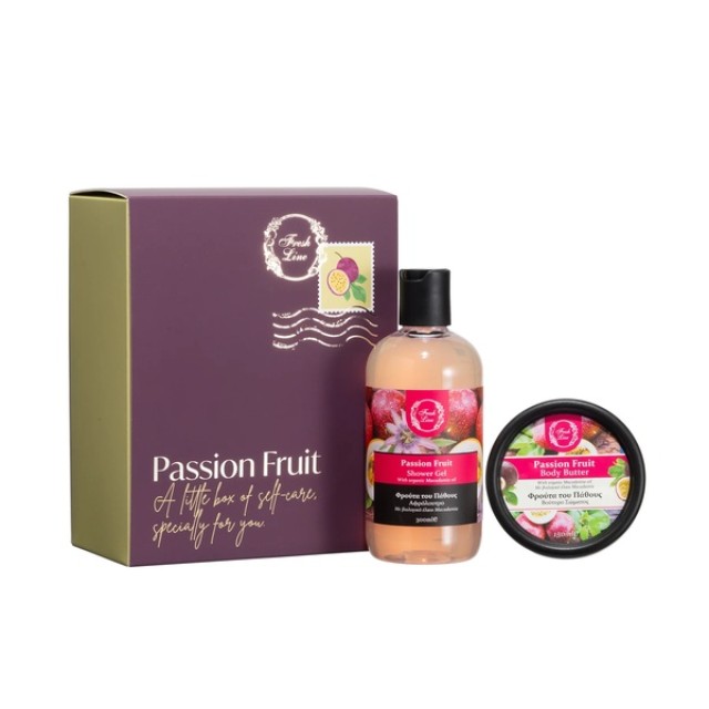 Fresh Line Xmas PROMO Passion Fruit Αφρόλουτρο 300ml & Βούτυρο … Fresh Line Xmas PROMO Passion Fruit Αφρόλουτρο 300ml & Βούτυρο …