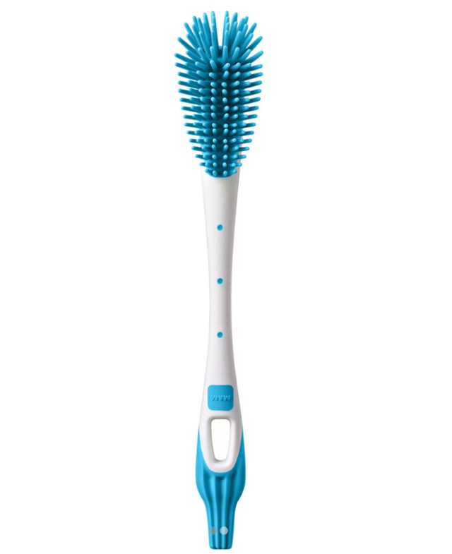 Mam Soft Brush Βούρτσα Καθαρισμού Μπιμπερό Θηλών Χρώμα:Μπλε 1 Τεμάχιο [430]