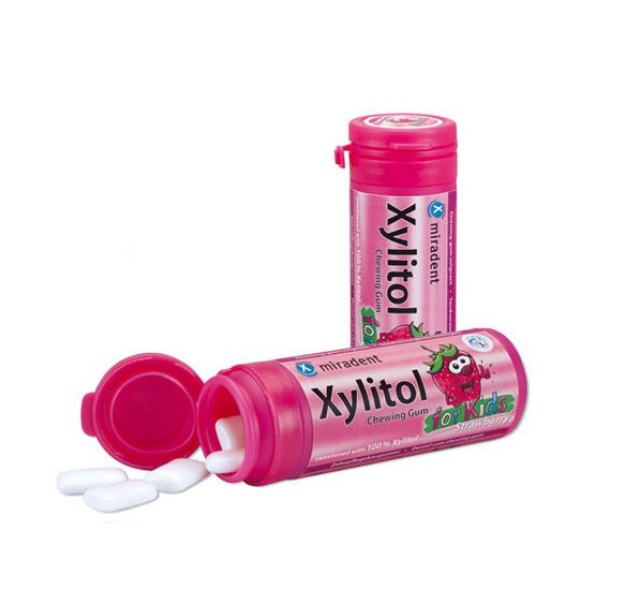 Xylitol Οδοντότσιχλα Φράουλας για Παιδιά 30τμχ. Xylitol Οδοντότσιχλα Φράουλας για Παιδιά 30τμχ.