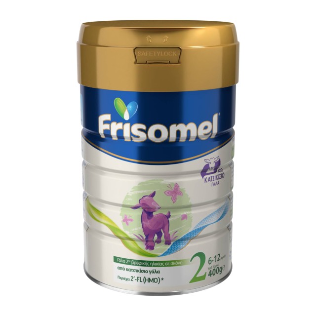 FrisoGoat Frisomel 2 Γάλα 2ης Βρεφικής Ηλικίας σε Σκόνη από Κατσικίσιο Γάλα για Βρέφη από 6-12 Μηνών 400gr