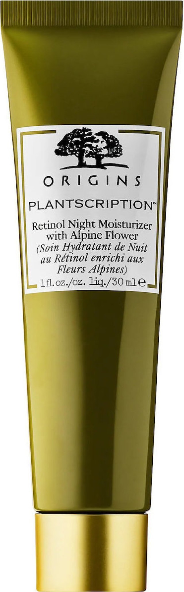 Origins Plantscription Retinol Night Moisturizer with Alpine Flower Ενυδατική Θρεπτική Κρέμα Νυκτός με Ρετινόλη 30ml