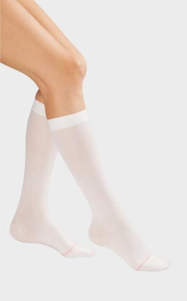 Anatomic Line Αντιεμβολική Κάλτσα Κάτω Γόνατος CLASS 1 [1010] Χρώμα:Λευκό 17-22 mm Hg 1 Ζευγάρι