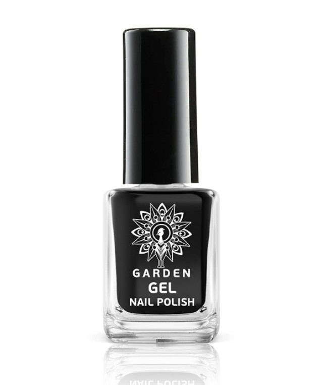 Garden Nail Ημιμόνιμο Gel Νυχιών Jet Black No.60 12.5ml