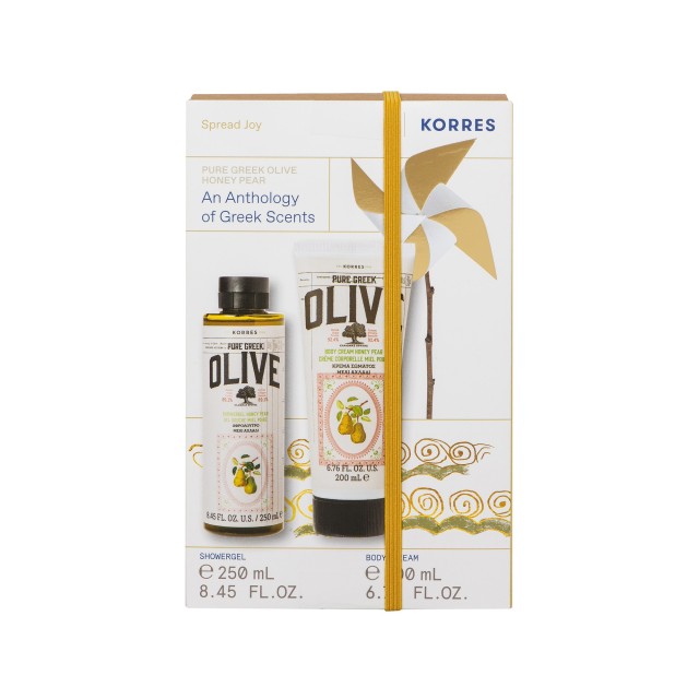 Korres PROMO Olive Αφρόλουτρο Μέλι - Αχλάδι 250ml & Κρέμα Σώματος Μέλι &hellip;