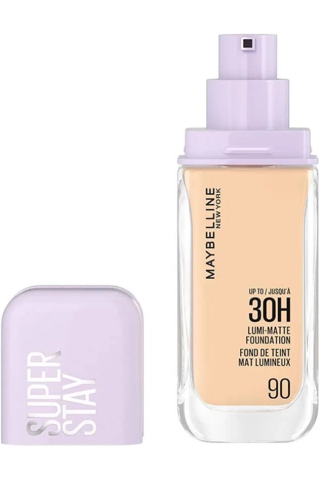 Maybelline Super Stay Lumi Matte Liquid Foundation 90 για Κάλυψη Μακρά &hellip;