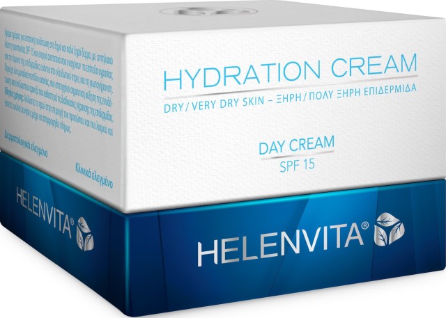 Helenvita Hydration Day Cream SPF15 Dry / Very Dry Skin Ενυδατική Κρέμα Ημέρας 50ml
