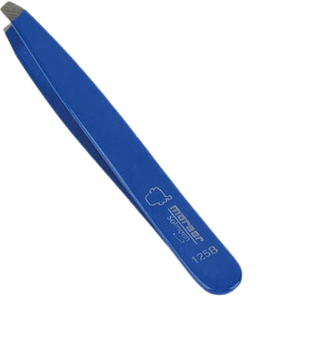 Solingen Morser Ανοξείδωτο Τσιμπιδάκι Φρυδιών Λοξό Μπλε 1 Τεμάχιο [125 …