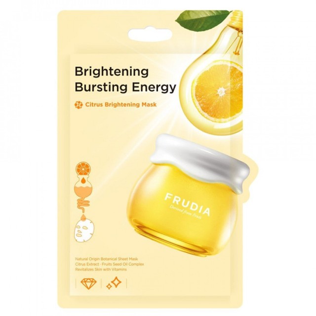 Frudia Citrus Brightening Mask Υφασμάτινη Μάσκα Προσώπου με Εκχύλισμα …