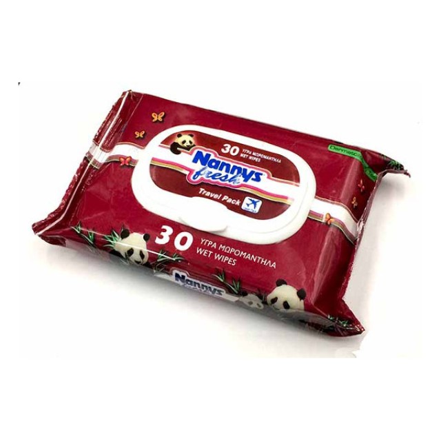 Nannys Fresh Μωρομαντηλα Easy Open, 30 Τεμάχια