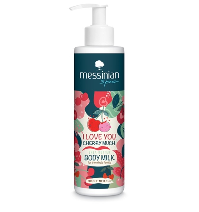 Messinian Spa I Love You Cherry Much Body Milk Ενυδατικό Γαλάκτωμα Σώμ …