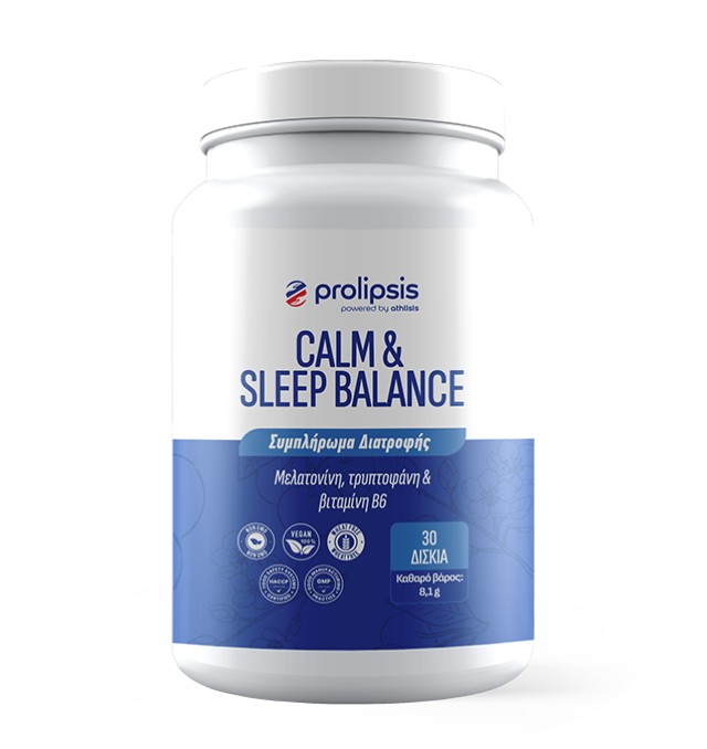 Prolipsis Calm & Sleep Balance Συμπλήρωμα Διατροφής για Χαλάρωση & Γρή &hellip;