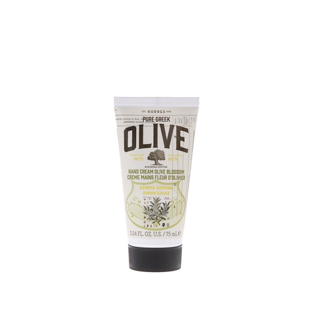 Korres Pure Greek Olive Hand Cream Olive Blossom Ενυδατική Κρέμα Χεριών με Άνθη Ελιάς, 75ml